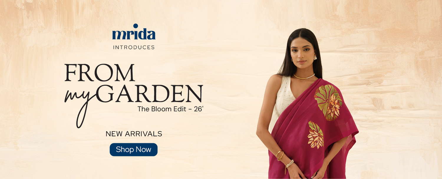 From My Garden - The Bloom Edit: Handloom Sarees Inspired by the Beauty of Monsoon
