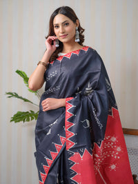 Warli Art Saree on Tusaar 