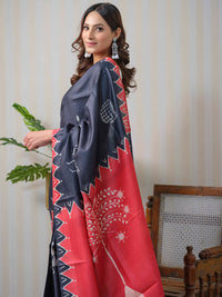 Warli Art Saree on Tusaar 