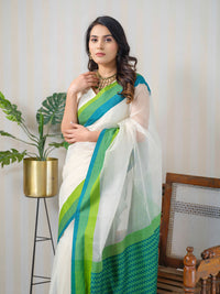 Maheshwari Linen Silk saree