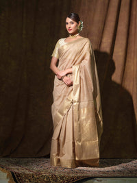 Pure Tussar Silk Maheshwari Saree