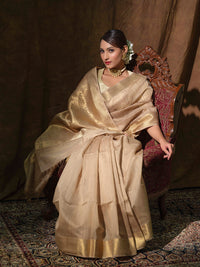 Pure Tussar Silk Maheshwari Saree