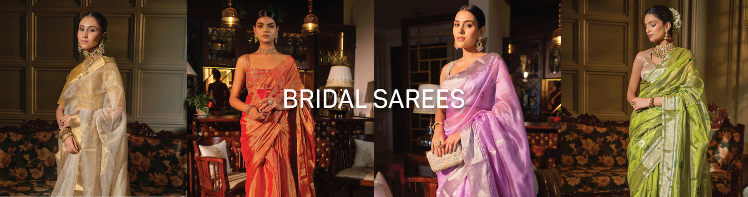 Bridal wedding sarees