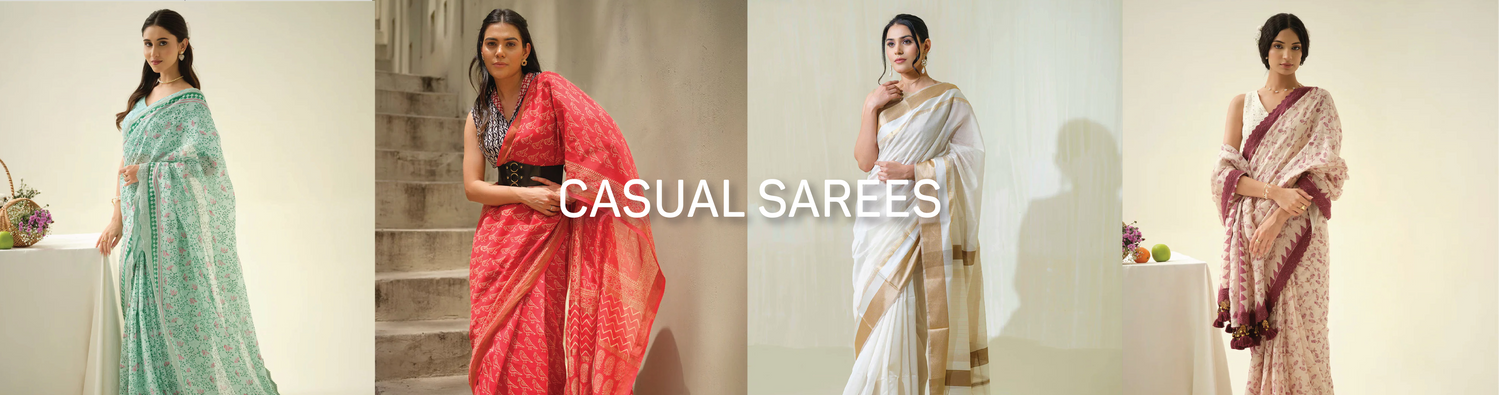 Casual daily wear sarees