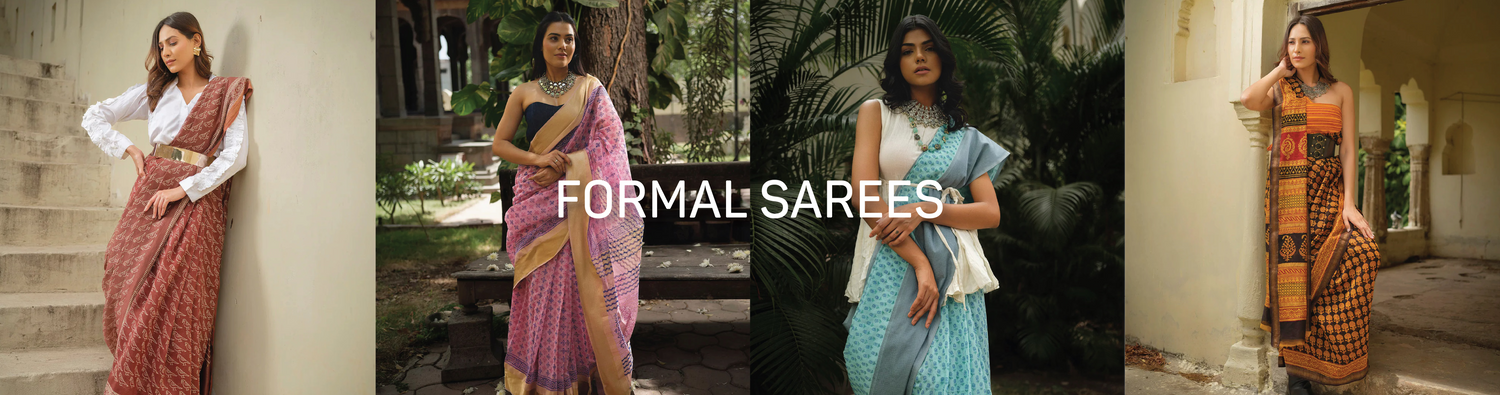 Formal office wear sarees