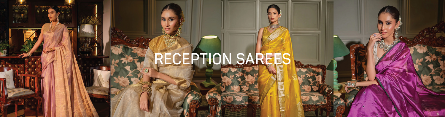 Wedding reception sarees