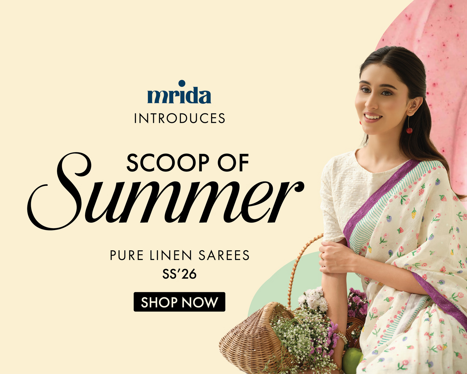 Summer pure linen saree collection